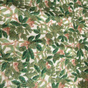 Elegance Christmas Fabric Original Designs for R.E.D. Evergreen w Gold 2 Yards
